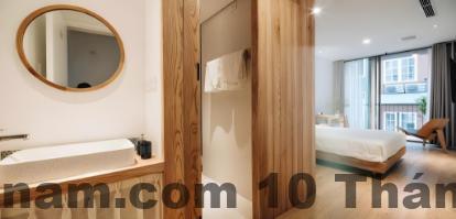 Khu vực lễ tân MiaCasaHanoi nhỏ gọn và thân thiện