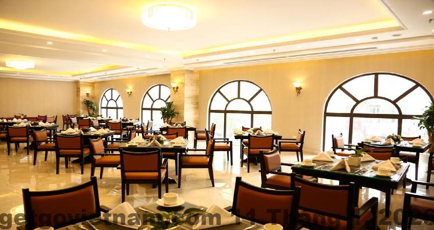 Khu vực buffet sáng tại Khách sạn DTT Galaxy Hà Nam