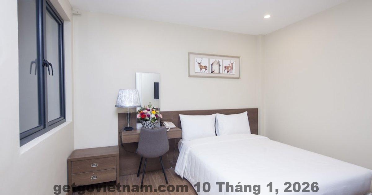 Phòng nghỉ tại Tigon Hotel, không gian hiện đại và thoải mái, phù hợp cho cả khách đi công tác và du lịch.