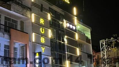 Không gian chung và hành lang Khách sạn Hương Bình Ruby