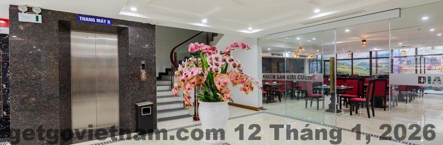 Tổng thể khuôn viên Khách sạn Kim Cương Lào Cai không có nhiều tiện ích