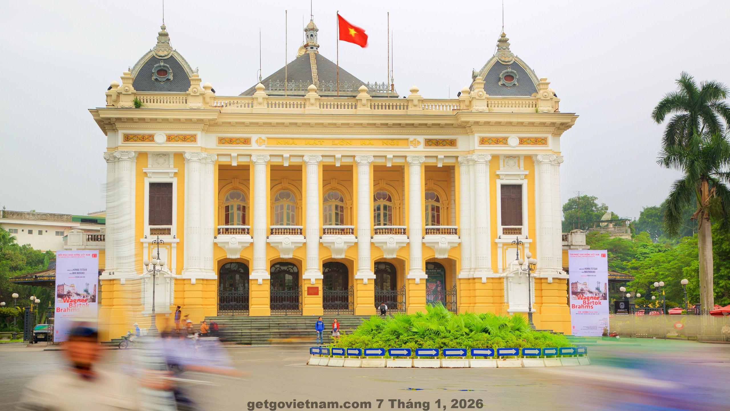 Nhà hát Lớn Hà Nội – điểm tham quan chỉ cách Hanoi Opera House Suites vài phút đi bộ