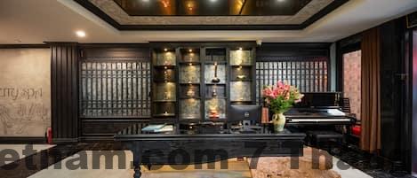 Hanoi Centraltique Veranda Apartment Review 2026: Ở trung tâm có đáng tiền? 5 Khu vực lễ tân nhỏ gọn tại Hanoi Centraltique Veranda Apartment