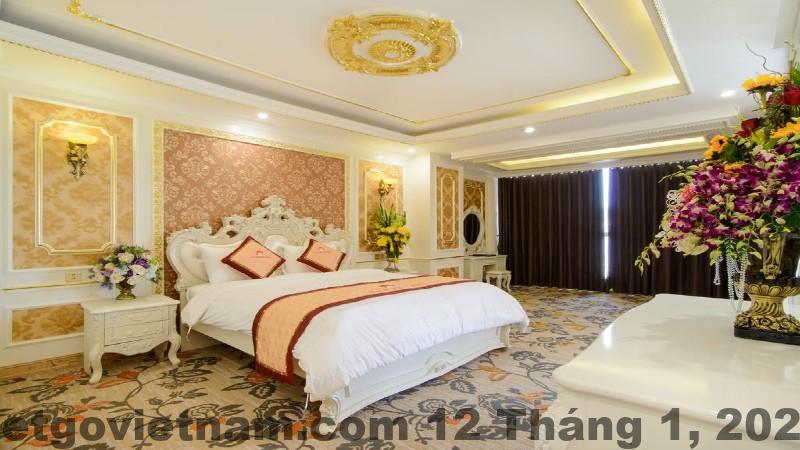 Phòng nghỉ sang trọng với thiết kế hiện đại, đầy đủ tiện nghi.