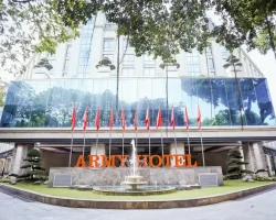 Army Hotel, tọa lạc tại 1A Nguyễn Tri Phương, Quán Thánh