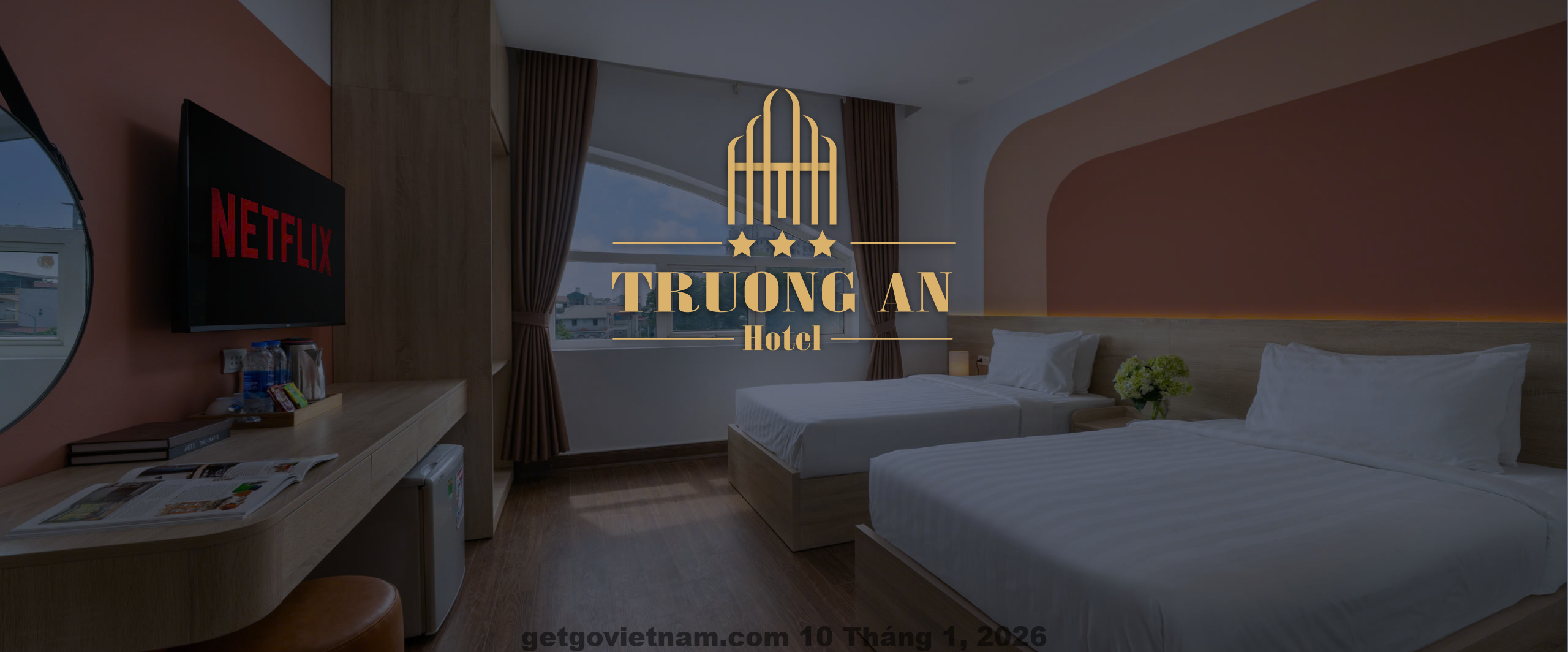 Toàn cảnh Trường An Hotel – khách sạn sân bay Nội Bài nằm trên trục Võ Văn Kiệt