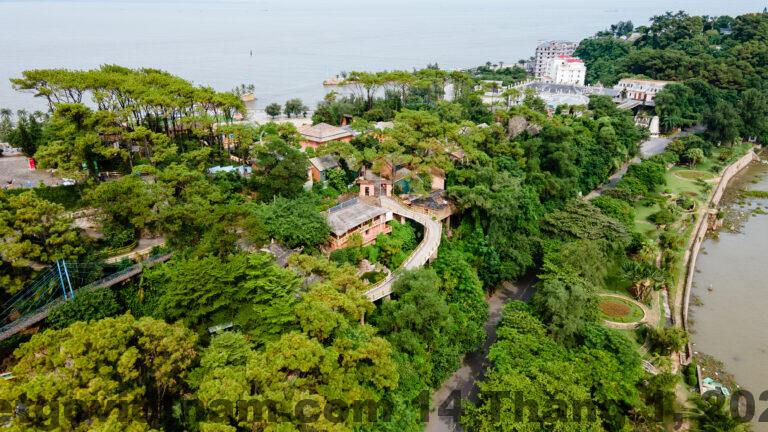 Toàn cảnh khu nghỉ dưỡng Dragon Ocean Đồ Sơn từ trên cao