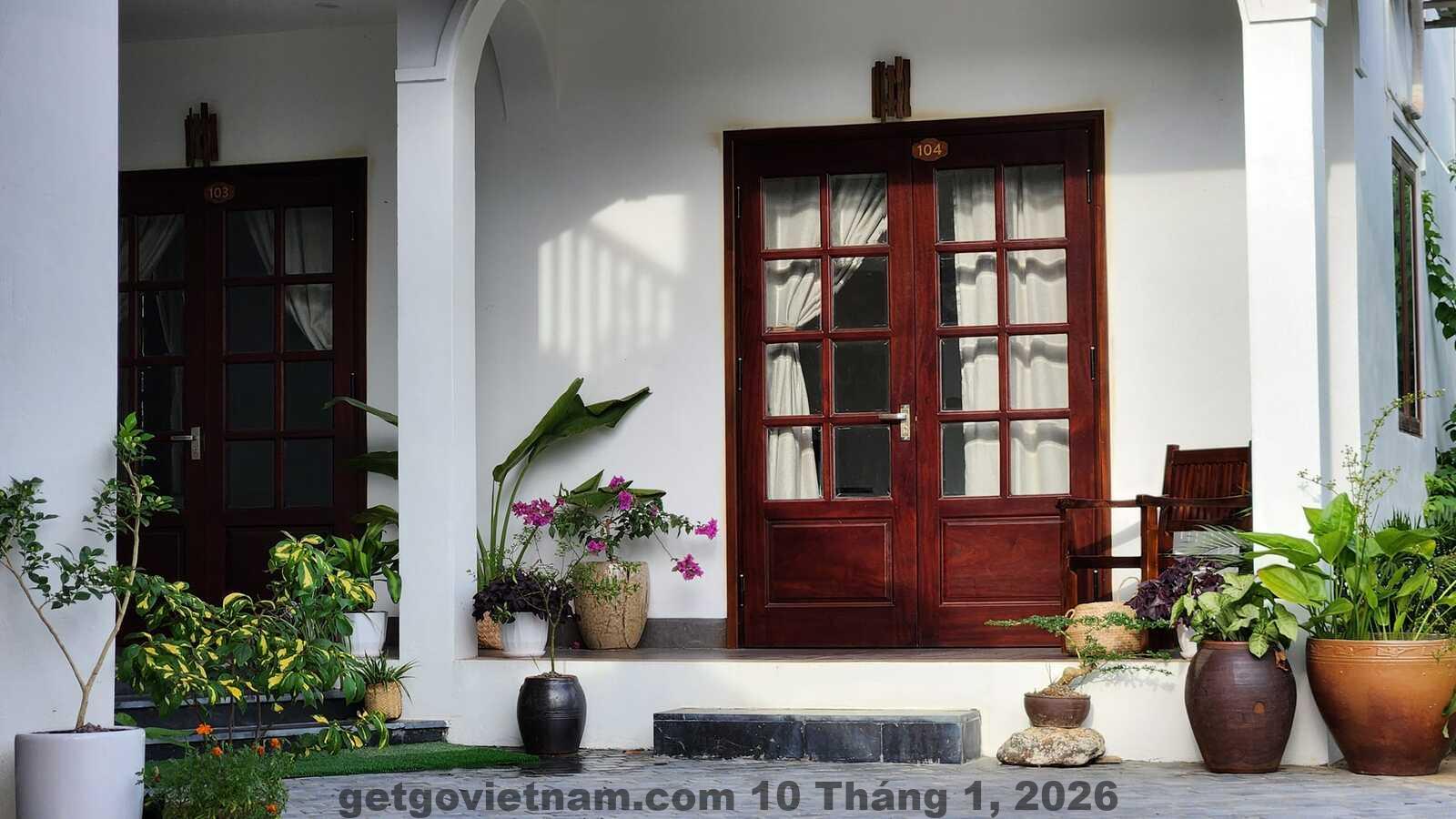 Khu vực sinh hoạt chung tại Anio Ha Giang Hotel & TOUR