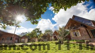 Không gian sinh hoạt chung tại Happy House Mộc Châu