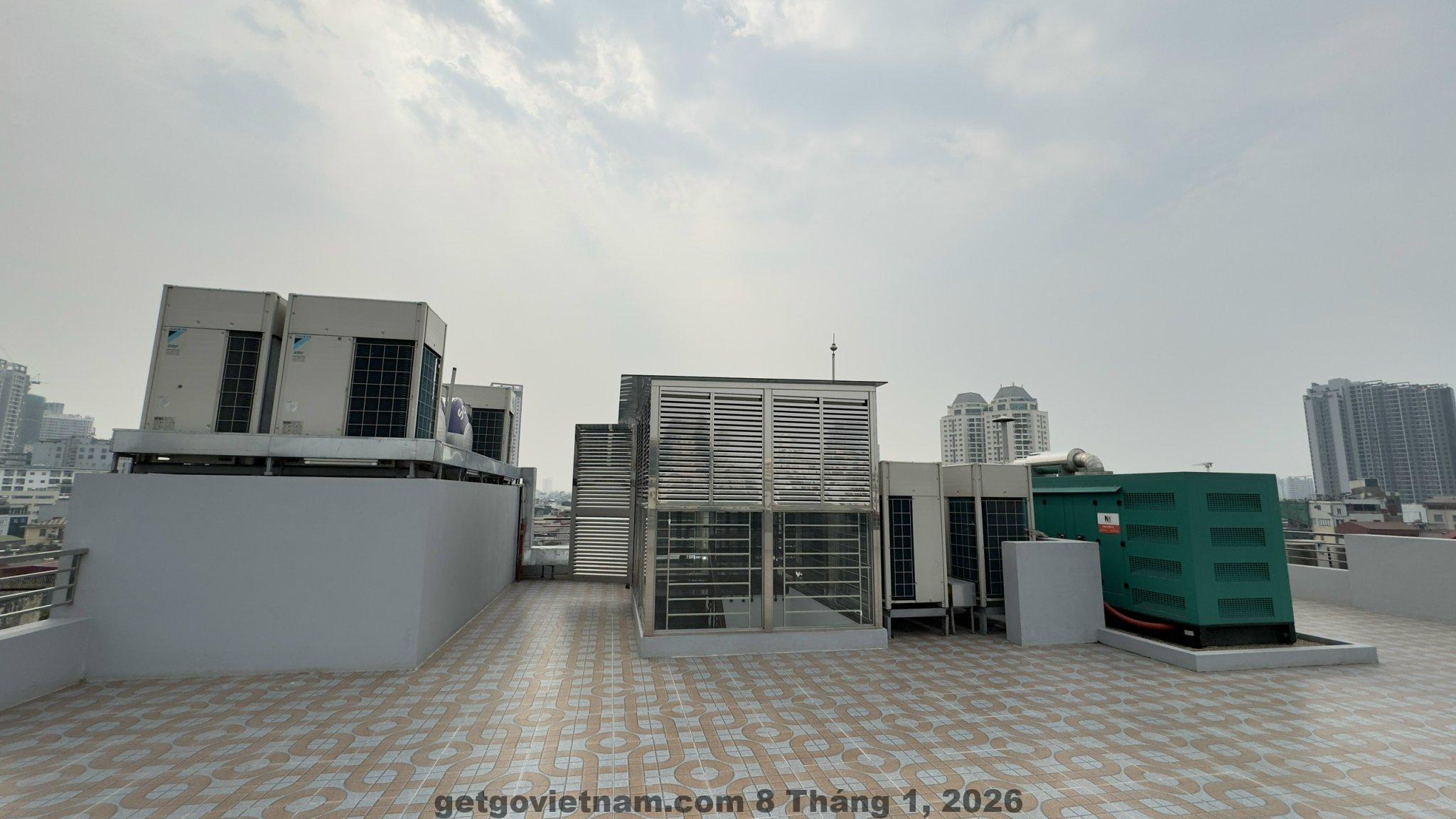 Toàn cảnh khu Dịch Vọng Hậu – Duy Tân, nơi tập trung nhiều tòa nhà văn phòng và căn hộ dịch vụ