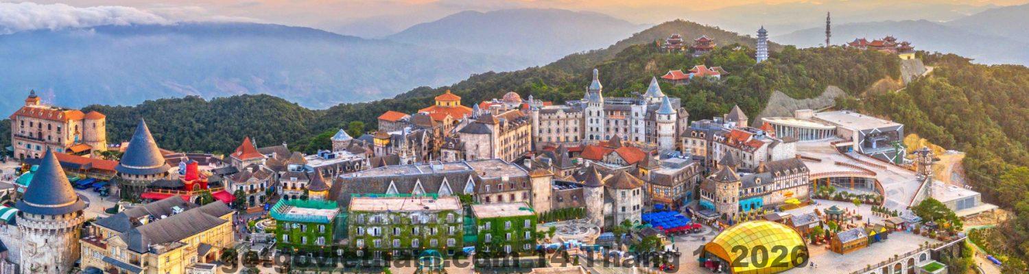 Khách sạn Ba Na Resorts nhìn từ trên cao