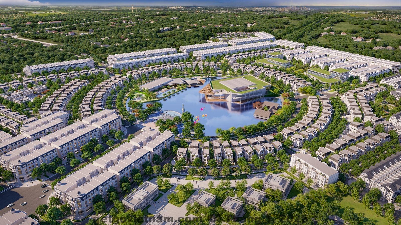 Khu vực lân cận Khách Sạn Royal Hoài Đức với hạ tầng đô thị mới