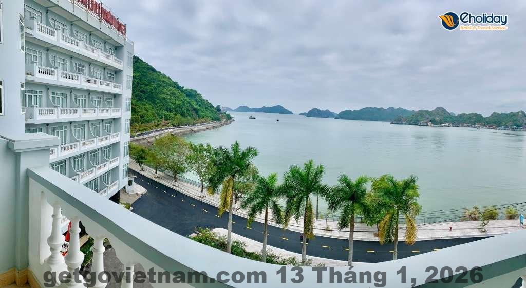 Bữa sáng buffet với đa dạng món ăn, đáp ứng nhu cầu của du khách