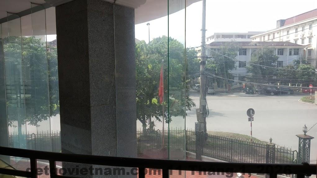 Khu vực ăn sáng đơn giản tại Khách Sạn Bình Anh 1