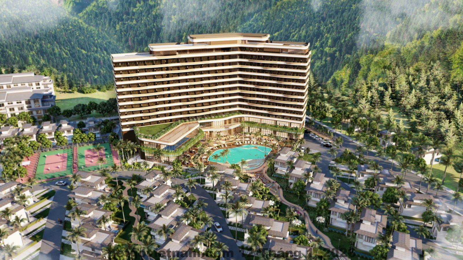 Phòng nghỉ hướng biển với nội thất hiện đại tại AMAZING SONASEA VÂN ĐỒN HOTEL