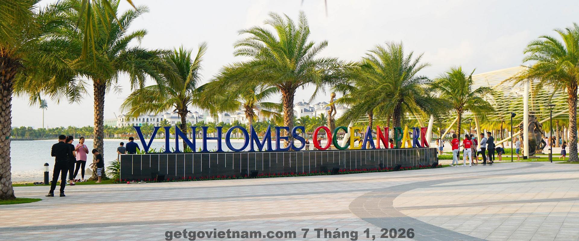 Minh Đức Hotel – góc nhìn tổng thể khách sạn nằm trong phân khu Hải Âu Vinhomes Ocean Park Gia Lâm Hà Nội