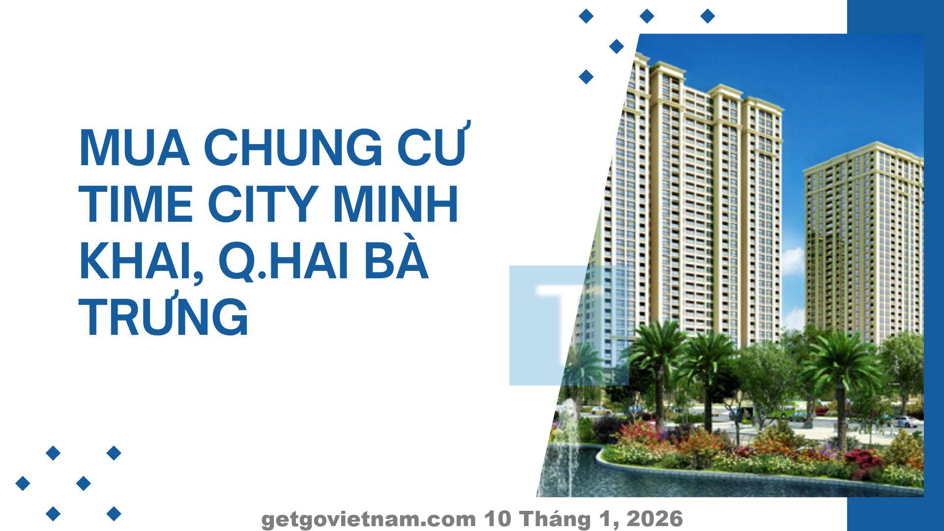 Vị trí Vinhomes Times City trên trục đường Minh Khai, kết nối trung tâm Hà Nội