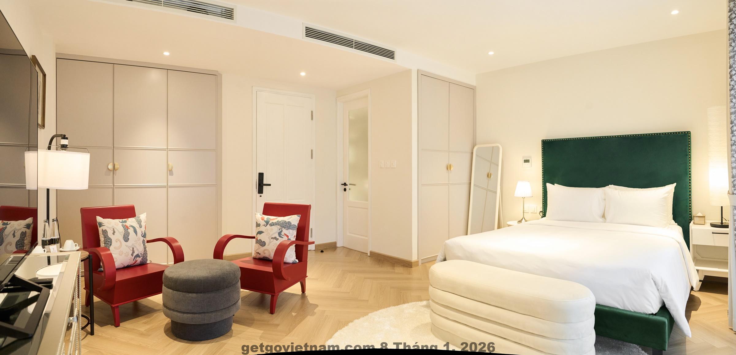 Không gian phòng nghỉ Home by La Sinfonía Vietnam thiết kế hiện đại và tối giản