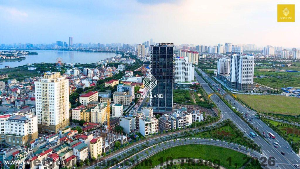 Đánh giá PentStudio West Lake Hanoi 2026: Studio cao cấp có đáng ở Tây Hồ? 1 PentStudio Tay Ho Ha Noi 1