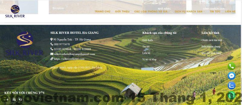 Phòng ngủ tại Silk River Hotel với nội thất trang nhã, đầy đủ tiện nghi