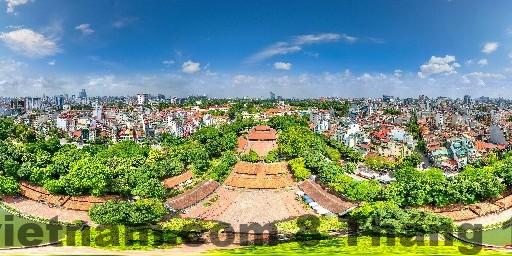 Toàn cảnh Văn Miếu Quốc Tử Giám gần Khách sạn Hồ Giám