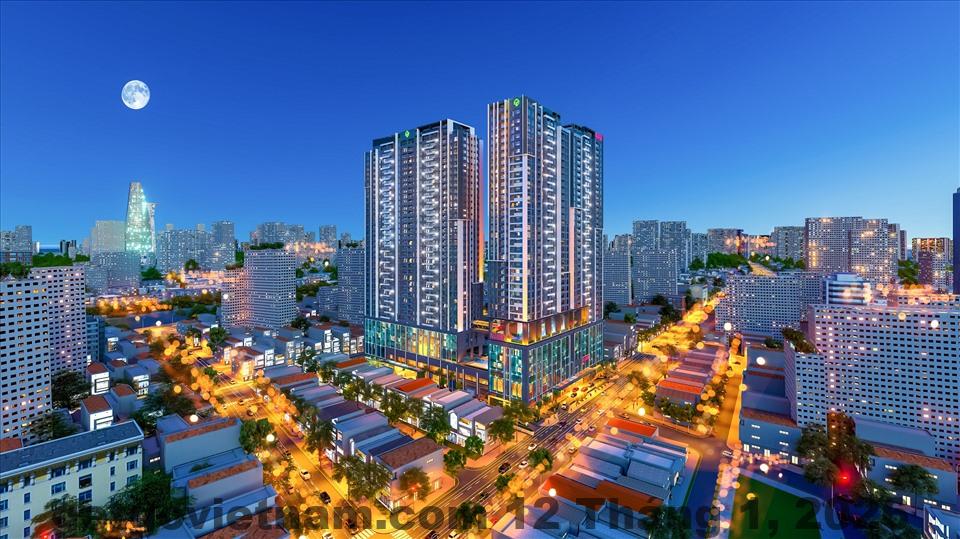 Thị trấn Trùng Khánh về đêm yên tĩnh, phù hợp nghỉ ngơi