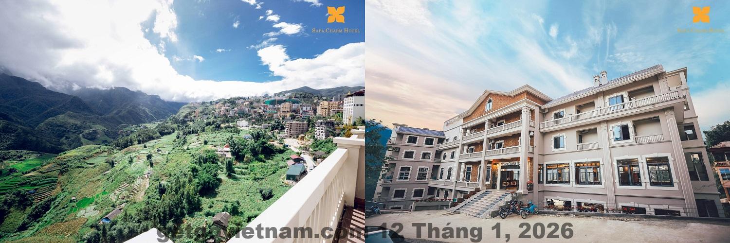 Buffet sáng đa dạng tại Sapa Charm Hotel