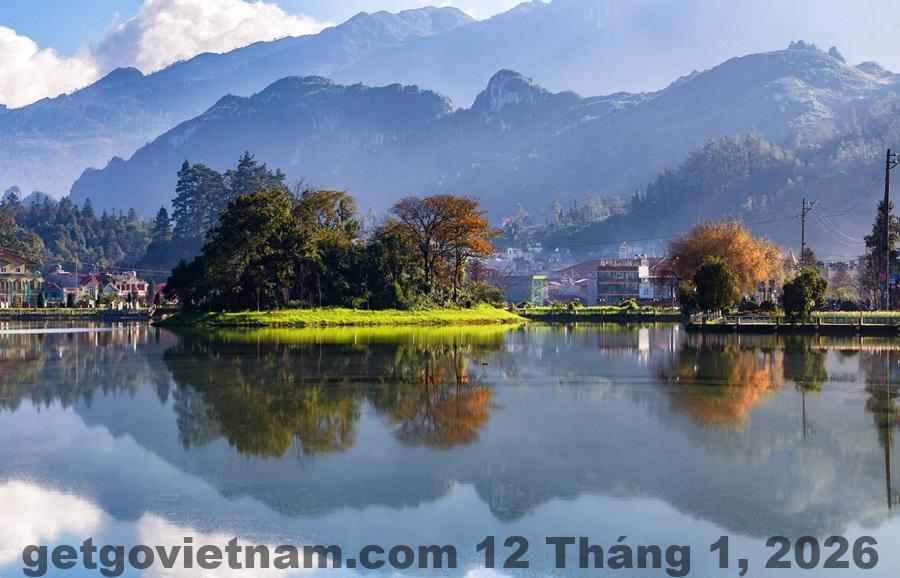 Hồ Sa Pa chỉ cách Laika Hotel Sapa vài phút đi bộ