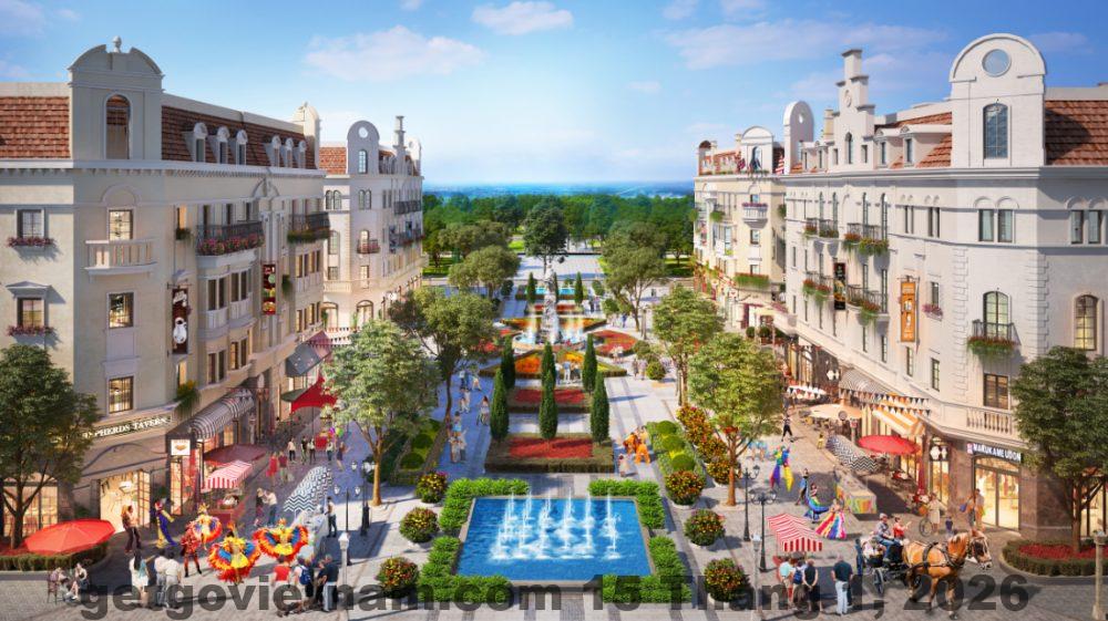 Khu shophouse Euro Bãi Cháy nơi Thành Đô Hotel Hạ Long tọa lạc