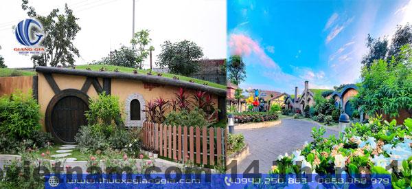 Khu vực xung quanh Geleximco Hoài Đức với các quán ăn địa phương