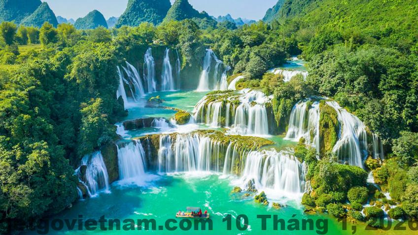 Không gian thiên nhiên thác Bản Giốc là trải nghiệm chính khi lưu trú tại khách sạn So Oanh