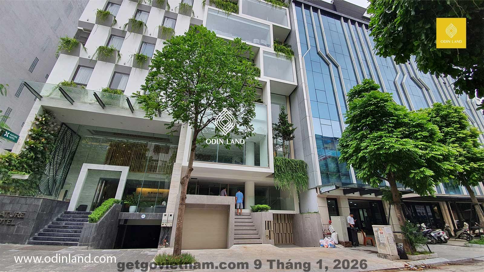 Khu vực Trần Thái Tông Cầu Giấy với nhiều văn phòng và đường nội khu yên tĩnh