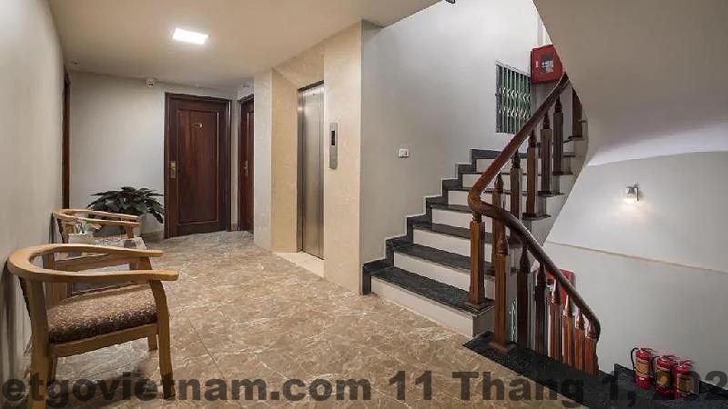 Khu vực lễ tân Golden Town Hotel Sa Pa