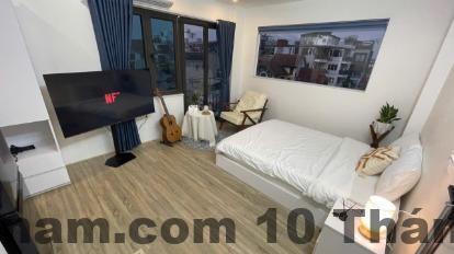 Phòng ngủ căn hộ CHARM CHARM KimmyHousing thiết kế tối giản