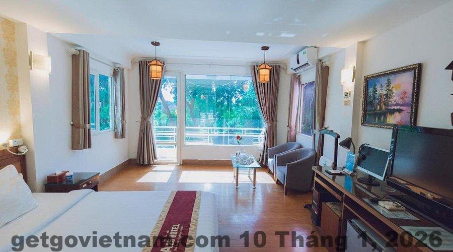 Khu vực lễ tân A25 Hotel 57 Quang Trung Hà Nội
