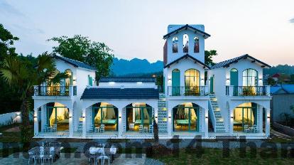 Phòng nghỉ khách sạn Green Town Mộc Châu