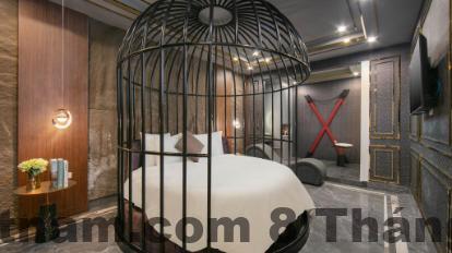 Phòng ngủ tại Romeo Hotel Linh Đàm 2 – sang trọng và đầy đủ tiện nghi.