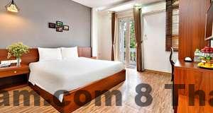 Bữa sáng tại khách sạn với các món ăn tươi ngon, hợp khẩu vị.