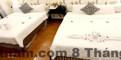 Phòng tại Le Petit Hotel, sạch sẽ và đầy đủ tiện nghi