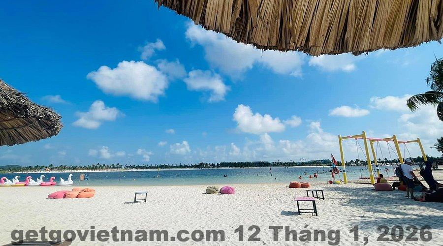 Vị trí khách sạn Hải Âu Đồ Sơn gần bãi biển, thuận tiện di chuyển