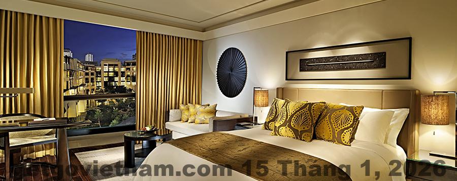 Khu vực lễ tân Grand Dragon Noi Bai Hotel phục vụ 24/7