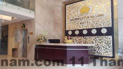 Khu vực lễ tân Golden Lotus Halong Hotel
