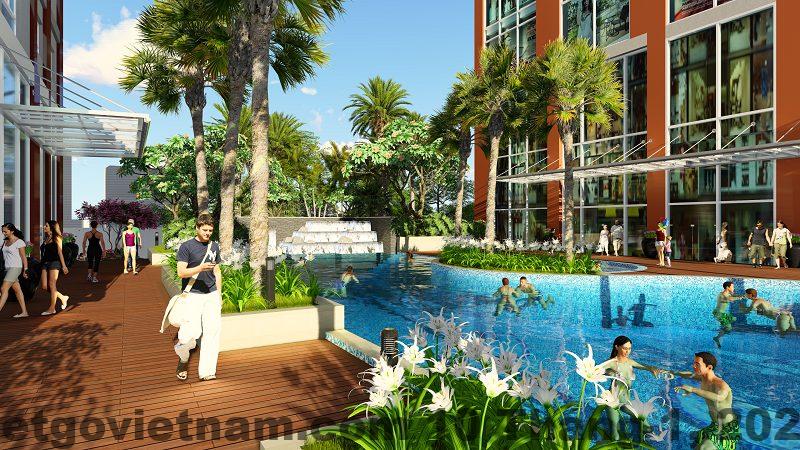 Hồ bơi tại Paragon House and Residence