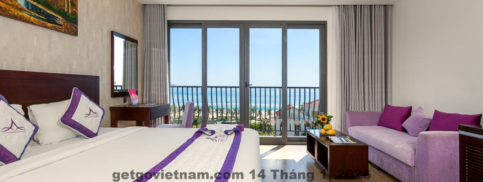 Vị trí Alani Sea View Hotel chỉ cách biển Mỹ Khê vài phút đi bộ
