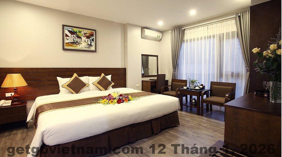 Khách sạn Blue Star Review 2026: Sự lựa chọn lý tưởng cho chuyến công tác tại Hà Nội 5 Bữa sáng buffet với các món ăn đa dạng tại khách sạn Blue Star.