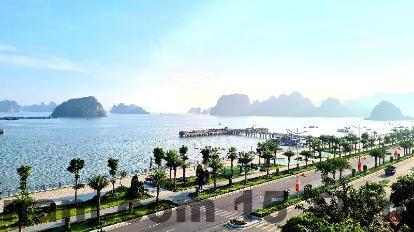 Royal Hotel Hòn Gai Review 2026: Có Đáng Ở Khi Đến Hạ Long? 5 Khu vực sảnh lễ tân Royal Hotel Hòn Gai với phong cách truyền thống