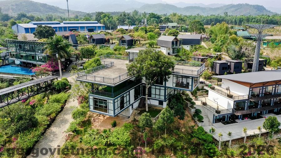 Khu vực lễ tân Khách sạn Hoàng Long Nghĩa Lộ