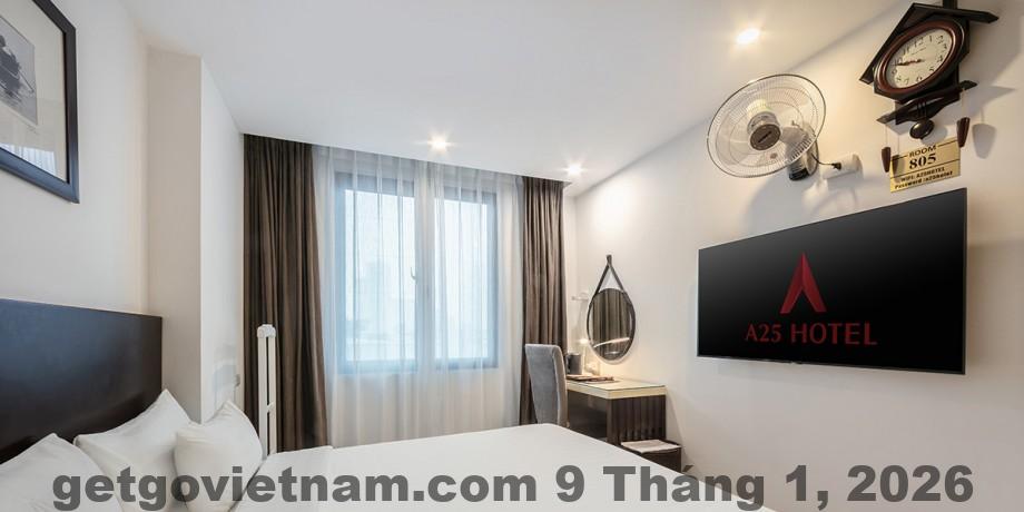 Phòng cao cấp tại Khách Sạn A25 Trần Thái Tông với mức giá trung bình phân khúc