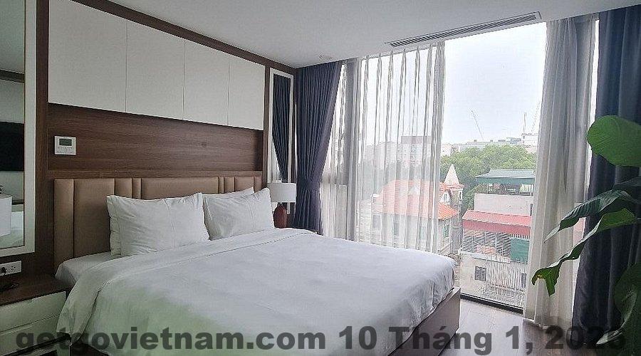 Nội thất phòng LIVIE Hanoi Ham Long phong cách hiện đại, tối giản