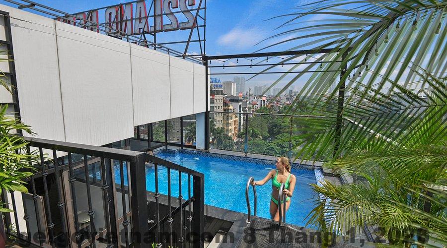 Khu vực ăn sáng tại 22Land Residence Suites Hotel với không gian gọn gàng